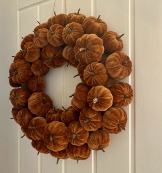 Pumpkin Autumn Halloween Wreath, 4 of 6