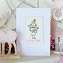 Personalised, Embroidered Christmas Angel Card, thumbnail 1 of 4