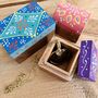 Hand Painted Set Of Three Mini Trinket Jewellery Box, thumbnail 8 of 11