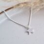 Sterling Silver Star Necklace, thumbnail 3 of 6
