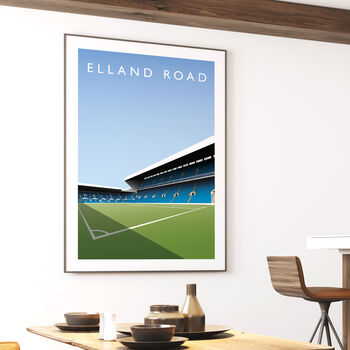 Leeds United Elland Road Revie/East Stand Poster, 3 of 8