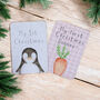 Personalised My First Christmas Penguin Baby Gift Set, thumbnail 6 of 6