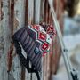 Graphite Red Tyrol Nordic Reflective Superbobble Hat, thumbnail 4 of 5