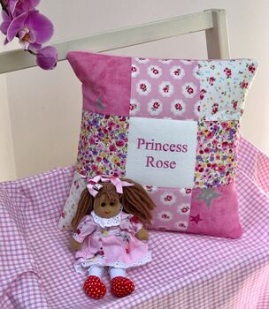 Personalised Princess Name Cushion, 5 of 8