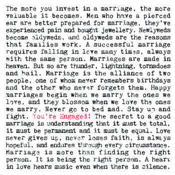 Personalised Engagement Print, 2 of 9