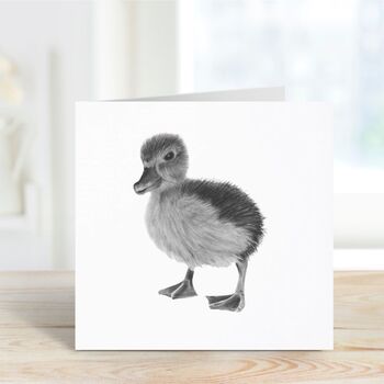 Naos The Baby Duck Greeting Card And Envelope, 2 of 4