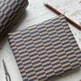 Navy Checkerboard Pattern Fibre 450 X 320mm Size Wrapping Paper Sheet, thumbnail 2 of 6