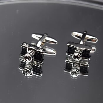 Camera Cufflinks 316 L Stainless Steel Gift For Photographers And Creatives, 5 of 5