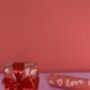Valentine's Script Love Wrapping Paper, thumbnail 2 of 6