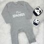 'Mini' Personalised Rompersuit Gift For New Baby, thumbnail 3 of 8