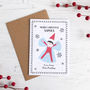 Personalised Elf Christmas Card, Snow Angel, thumbnail 1 of 2