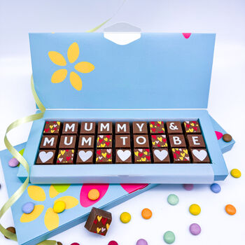 Mum And Mum To Be Personalised Chocolate Gift, 4 of 7