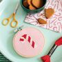 Candy Cane Cross Stitch Kit, thumbnail 2 of 5