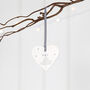 'Dad' Ceramic Heart Decoration Sympathy Gift, thumbnail 3 of 5