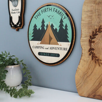 Personalised Family Adventure Wooden Print, 2 of 6