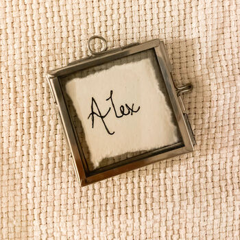 Tiny Silver Photo Frame Place Card, 9 of 11