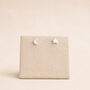 5mm Sterling Silver Mismatched Moon And Star Stud Earrings, thumbnail 3 of 4