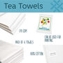 Classic White Tea Towels/ Catering Napkins, thumbnail 6 of 9