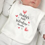 Personalised Valentine Baby Bib, thumbnail 1 of 7