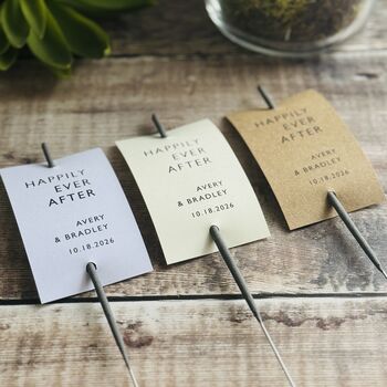 Wedding Favour Sparkler Tags Personalised Set Of 10, 4 of 5