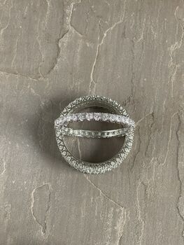 Elsie Silver Festive Bangles | Bridal Gift | Oxidised Finish | Kara Chori Bangles Set Intricate | Gift For Her, 7 of 8