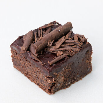 Vegan Dark Chocolate Brownie Gift Box, 4 of 4