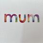 Handmade Watercolour Mothers Day Mum Birthday Card, thumbnail 6 of 7