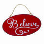 Large Christmas Believe Sign, thumbnail 1 of 1
