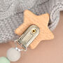 Personalised Wooden Star Green Dunny Clip, thumbnail 3 of 3