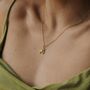 Beetle Tiny Necklace, Handmade 18 K Gold Plated, thumbnail 3 of 6