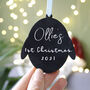 Personalised Baby First Christmas Penguin Decoration, thumbnail 3 of 10