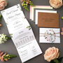 Blush, Blue Or Lilac Wedding Invitation Sample, thumbnail 1 of 12