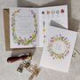 Spring Flowers Folded Wedding Invitation Suite, thumbnail 1 of 11