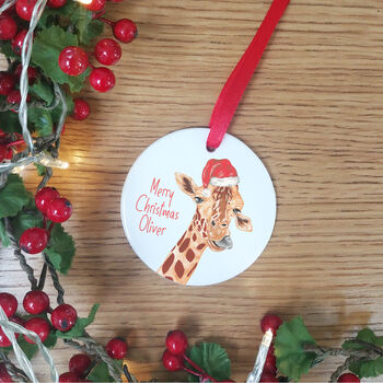 Giraffe Christmas Tree Decoration, 5 of 8