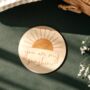 Wooden Baby Announcement Sunshine Engraved Sign, thumbnail 6 of 8