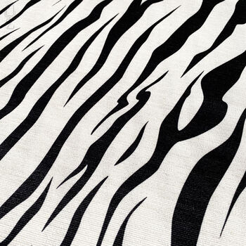 Black And White Cushion Cover With Zebra Pattern, 2 of 7