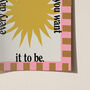 Every Day Is A Fresh Start Sun Typography Print, thumbnail 3 of 8