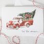 Pack Of 10 Christmas Tree Car Cards, thumbnail 2 of 3
