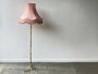 1960’s Vintage Floor Lamp With Brass Pole, thumbnail 1 of 8