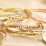 Adjustable Sisters Meaningful Word Wave Bangle, thumbnail 7 of 8