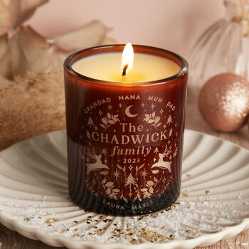 Christmas Gift For Family Enchanted Amber Candle, 3 of 12