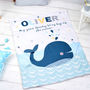 Personalised Whale Baby Blanket, thumbnail 1 of 4