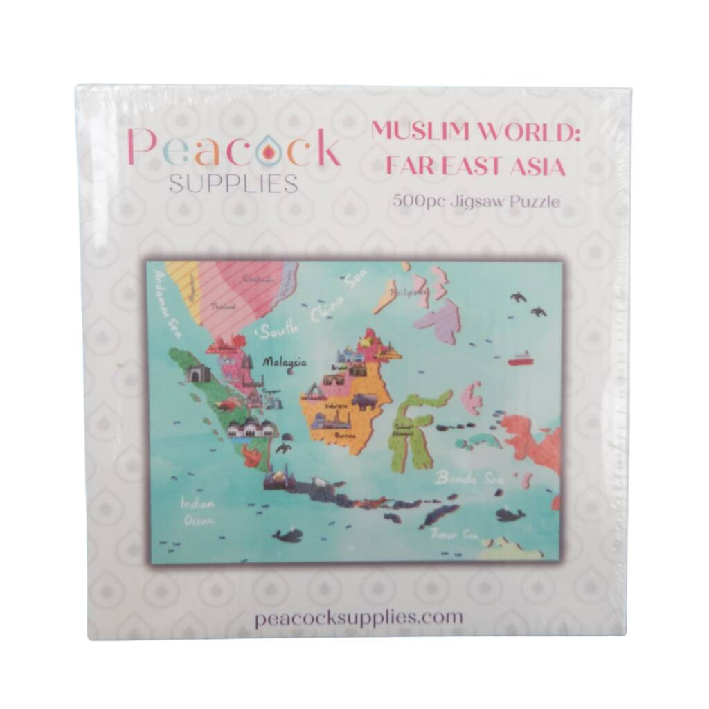 Muslim World: Far East Asia Jigsaw Puzzle 500pcs By Peacock Supplies