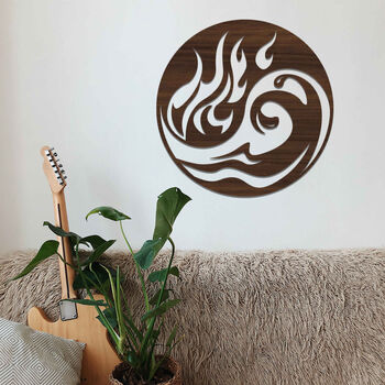 Yin Yang Wooden Wall Art: Balance For Home Decor, 5 of 12