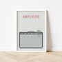 Guitar Amplifier Print | Fender Guitar Amp Poster, thumbnail 5 of 10