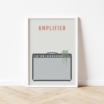 Guitar Amplifier Print | Fender Guitar Amp Poster, 5 of 10