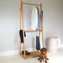 Double Clothes Rail Wooden, thumbnail 1 of 4