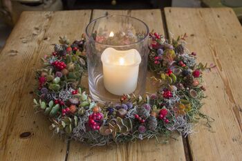 Autumn Berry Wreath For Wall Or Door Decoration, 5 of 10