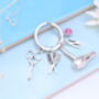 Personalised Hairdresser Keyring Hair Stylist Gift, thumbnail 2 of 9