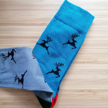 Reindeer Games Men's Socks, 3 of 4